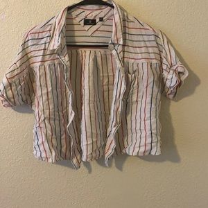 short sleeve volcom button up / S